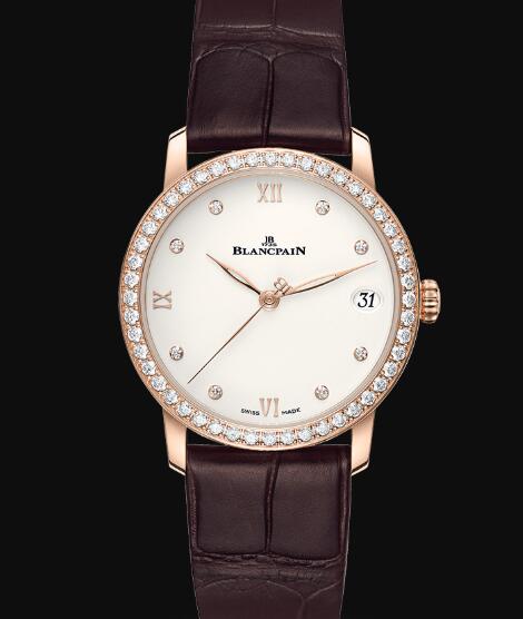 Review Blancpain Villeret Watch Review Villeret Women Date Replica Watch 6127 2987 55 - Click Image to Close